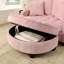 Canapé 2 places avec repose-pieds de rangement et coussins lombaires-1010875856
