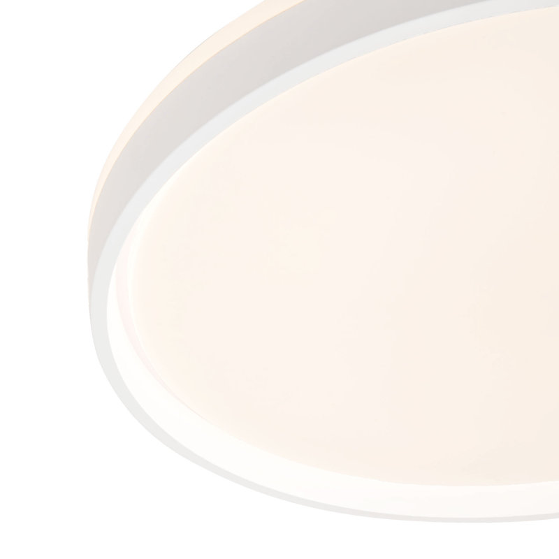Beanie 15-in White dimmable LED Flush Mount, 20-in, White