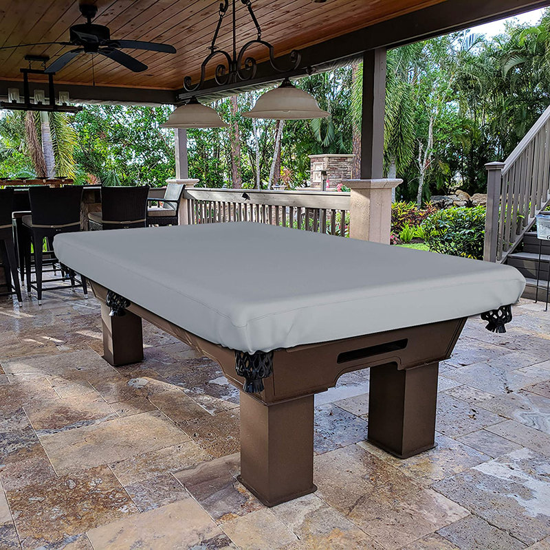Housse de table de billard extérieure robuste et imperméable, housse de table de jeu résistante aux intempéries et aux rayons UV