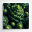 Légumes, art mural vert en métal Romanesco-30369406