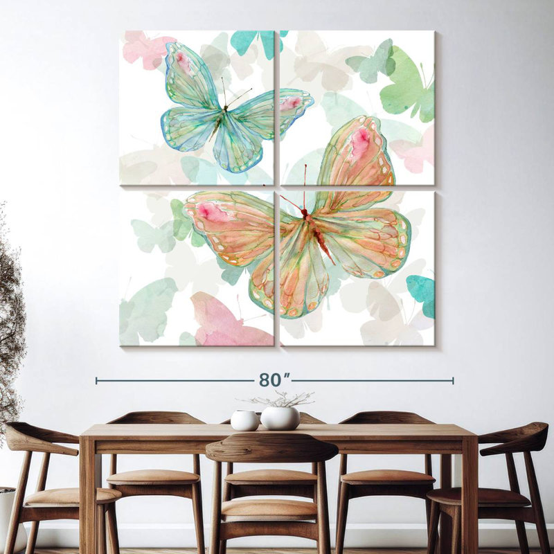 Brampt Asbury Garden Butterflies II, 74" H x 74" W