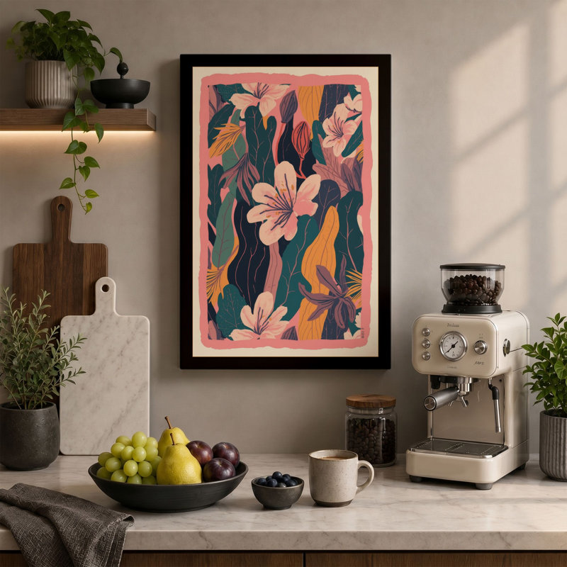 Bloom Botanical - Wrapped Canvas, 30x20 - 76.2 x 50.8 cm, Black Border