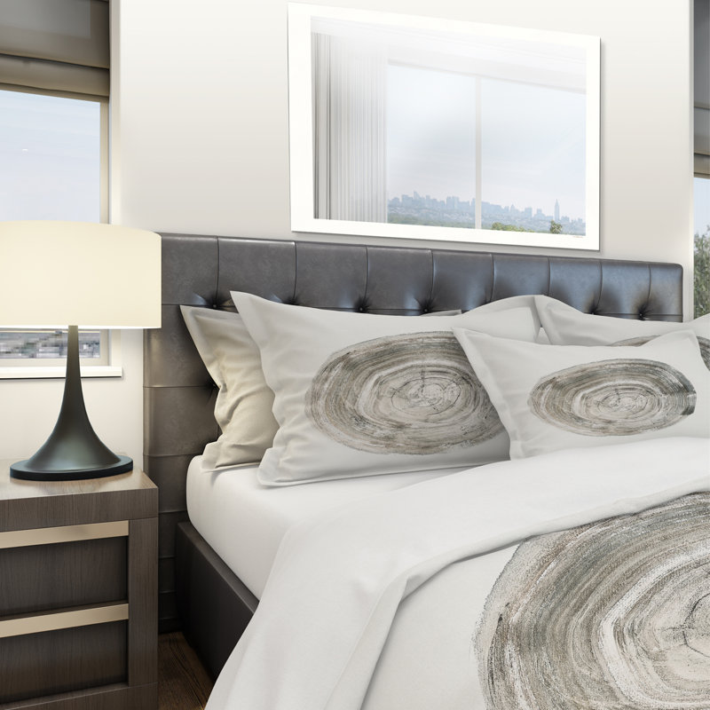 Rustic Polyester Weave / Muslin Abstract Duvet Cover, King Duvet Cover + 2 Shams