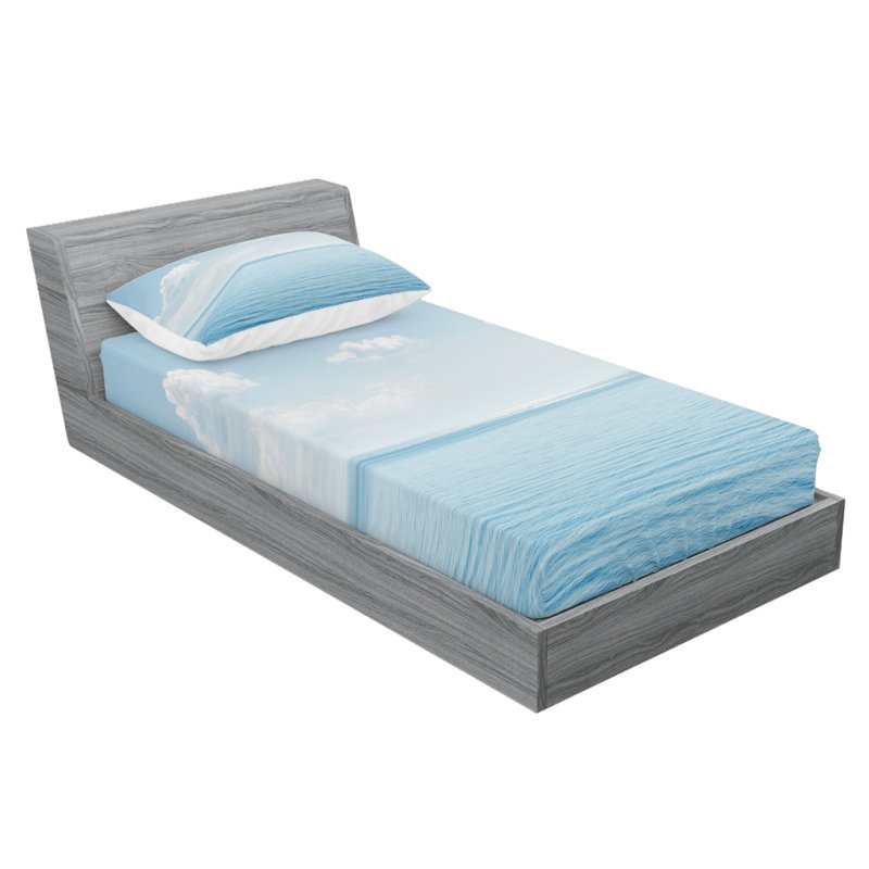 Microfiber Sheet Set, Twin Sheet Set with Fitted Sheet