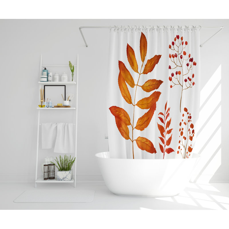 Gatling Polyester Shower Curtain, 168cm H x 168cm W