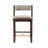Patricia Modern Velvet Upholstered Counter Stool with Beech Wood Frame in Linen-111807615-111807629
