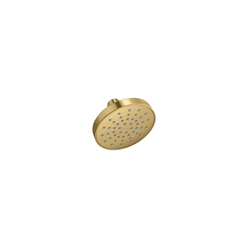 Elate Single-Function Showerhead, 1.75 Gpm, Brushed Brass