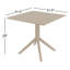 Paris Square Dining Table-1318284900-1318284899