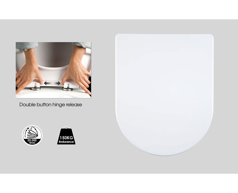 Soft Close Round Toilet Seat
