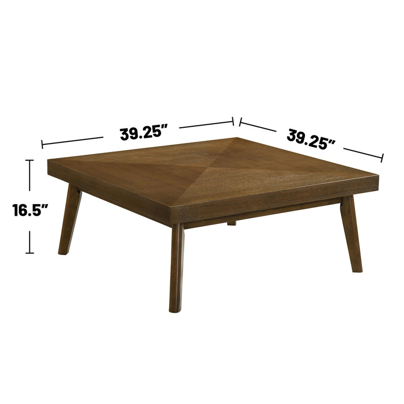 Square Wood Coffee Table