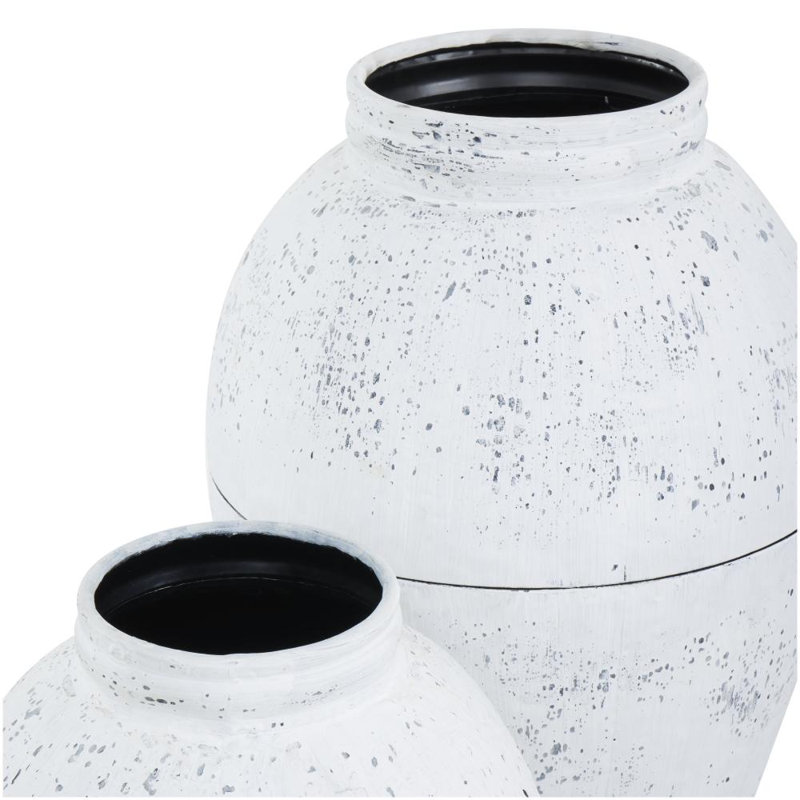 Ensemble de grands vases en métal Neako