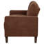 Sofa deux places rembourré à accoudoirs droits