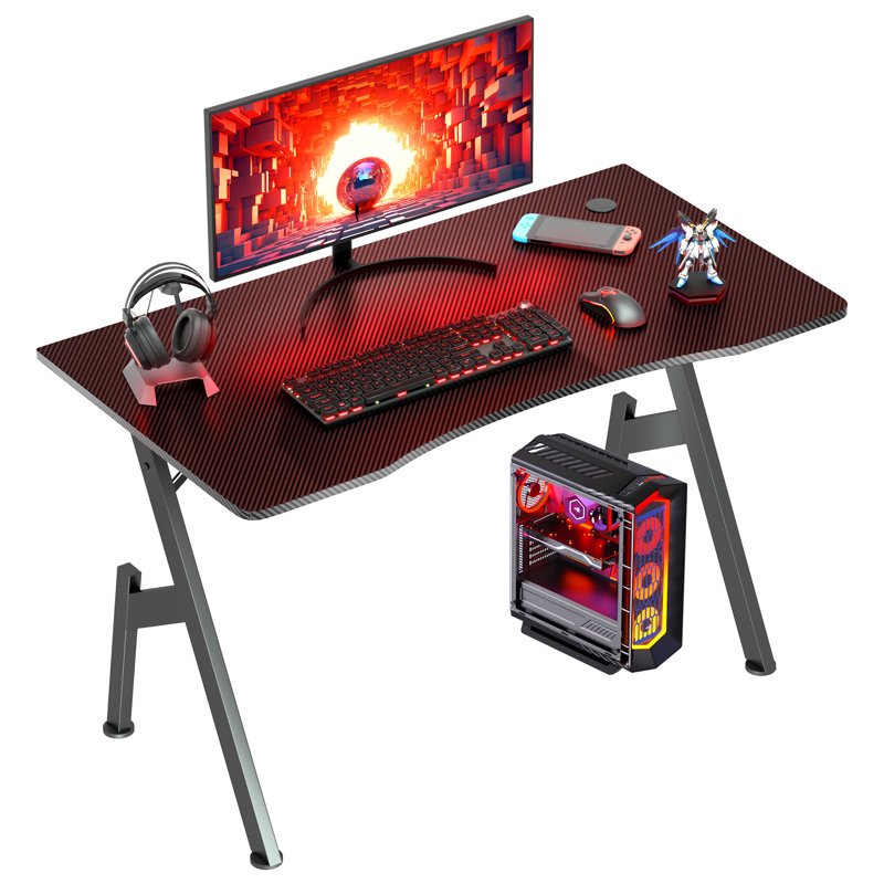 Metal Base Computer Desk, 74cm H x 100cm W x 50cm D