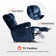 Anyri Lay Flat Dual Motor Power Recliner Lift Chair with Power Adjustable Headrest, Infinite Position, Fabric Upholstered