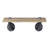 Oak and Sandy Black Rectangle Wall Shelf