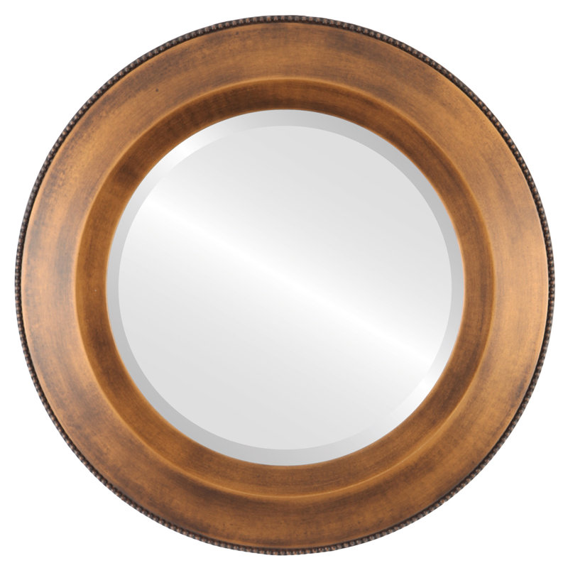 Miroir décoratif en biseau moderne Thierry, 23 po x 23 po