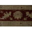Tapis classique beige Oushak 6 x 8 avec des bordures rouges somptueuses