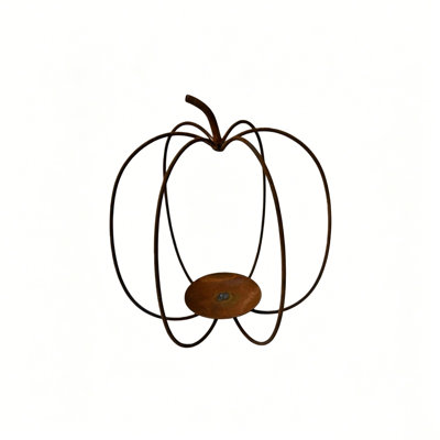 Thanksgiving Decorations Stylish Metal Pumpkin Conedle Conedlestick Creates Warm Festive Ambience  Versatile Table Decor For Holiday Oned Home