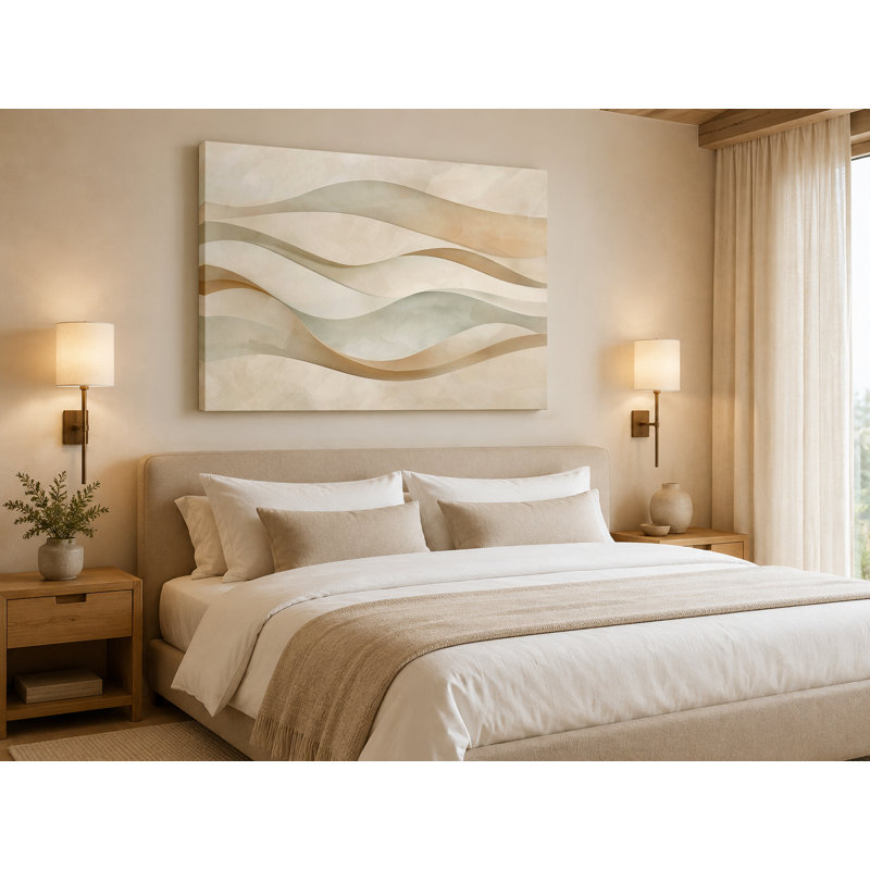 Art mural sur toile Sage Drift, H 36 po x l 48 po x P 1,5 po
