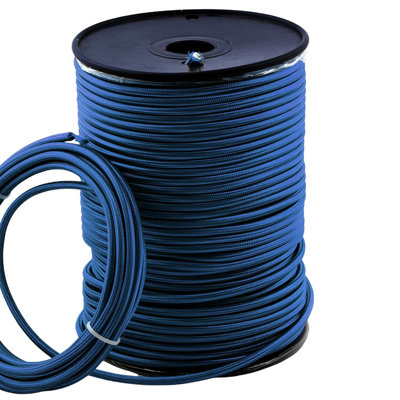 Stanchfield 3Core Round 5 Meters Vintage Coloured 0.75Mm Braided Fabric Flexible Electrical Cable