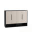 Armoire à chaussures avec 4 portes et tablettes réglables-873347213