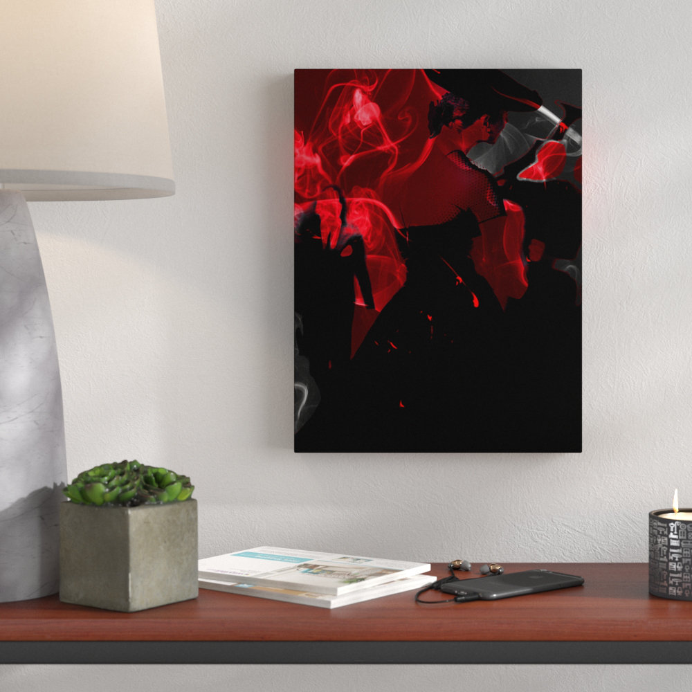 'Glitzy Mist II' Graphic Art on Wrapped Canvas by Tristan Scott Wrought Studio™ 