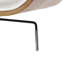 Chaise de bureau Elle Decor Ophelia, dossier et siège courbés courbés, base pivotante chromée, tissu-836114219