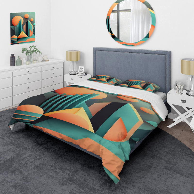  Bedding, King Duvet Cover + 2 King Shams