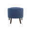 Chaise d'appoint rembourrée capitonnée Mid-Century