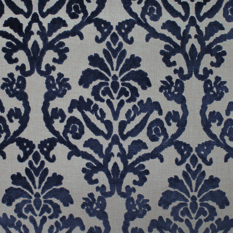 Chenille Fabric, Navy