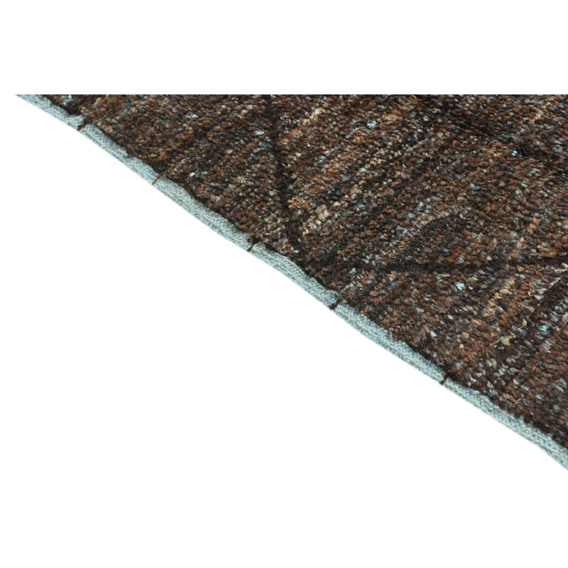 Tapis bleu et brun 6x9 Pinson