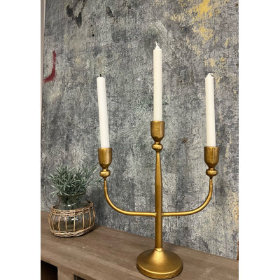 3-Arm Taper Candle Holder