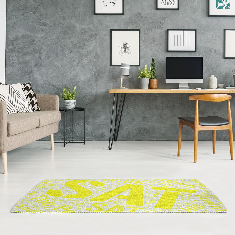 Chenille Indoor Rug, Rectangle 4' x 6'