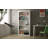 Olinda 71.85" H x 35.63" W Mid-Century Modern 5-Shelf Standard Open Bookcase in White-2121243157