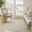 Tapis intérieur / extérieur ivoire / argent Anastasia-116498138