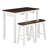 Industrial 4-Piece Bar Table And Chairs Set, Space-Saving Design For Compact Living And Dining Areas, Dining Table Set-163503367
