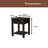 20" MDF End Table With Drawer