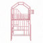 Lit mezzanine en métal avec toit et boîte de rangement