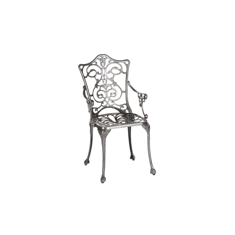 Vanegas Patio Dining Armchair, Graphite