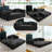 Boneless Convertible Sleeper Sofa Bed With 2 Pillows, Corduroy Folding Mattress Couch Removable And Washable Sofa , Compression Sofa Lounge Couch For Living Room Small Spaces-501991533-498743549