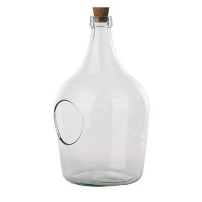 Open Terrarium Clear Bottle