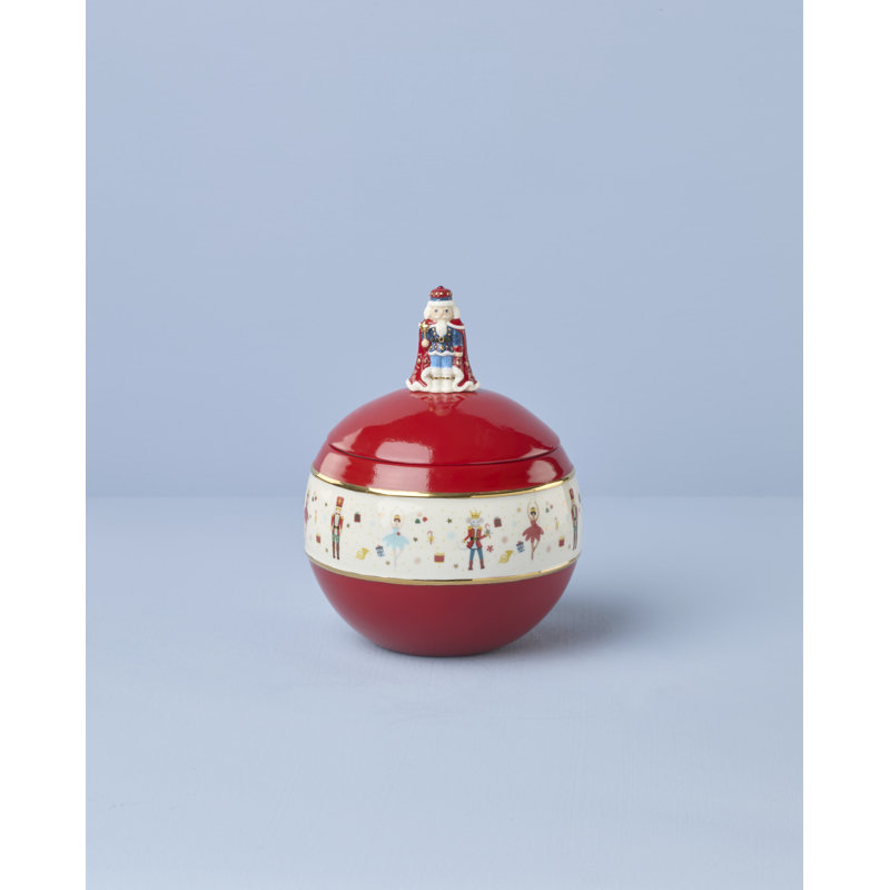 Lenox Nutcracker Ballet Covered Candy Jar