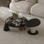 Ensemble de tables basses en marbre moderne