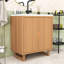 Meuble-lavabo de 30 po avec lavabo encastré et portes à fermeture douce-1412865487