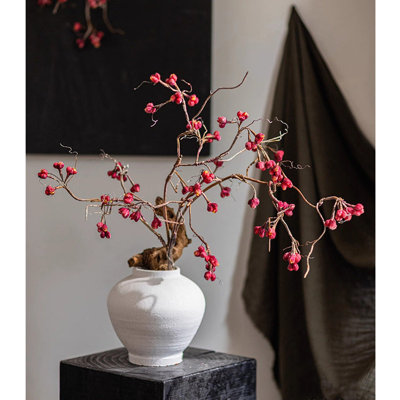 Artificial Red Budded Twig 41.7" Tall