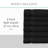 Willow 6 Pieces Towel Set – 100% Combed Cotton, Premium Quality 630 GSM, Black, Ultra-Soft & Highly Absorbent (6 Bath Towels)-828768443-828768424