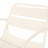 Backyard Patio Chair , Matte White Metal, 27.3" W X 24.5" D 25.84" H, & Elegant, Assembly Required Metal Frame, Stylish,