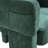 Modern 3-Leg Chenille Accent Chair With Ergonomic Arms & Removable Pillow, Plush Small Space Armchair, Single Sofa Chair For Living Room, Bedroom, Dining Room And Office, Dark Green-1321925074