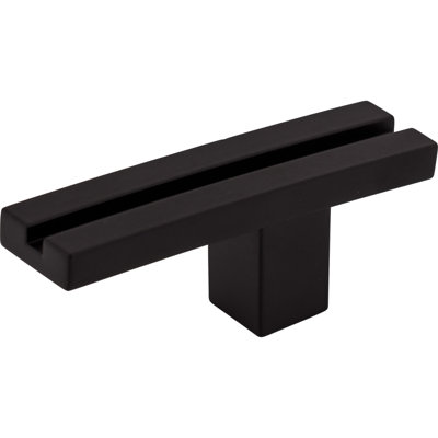 Inset Rail 2 5/8" Length Geometric Knob