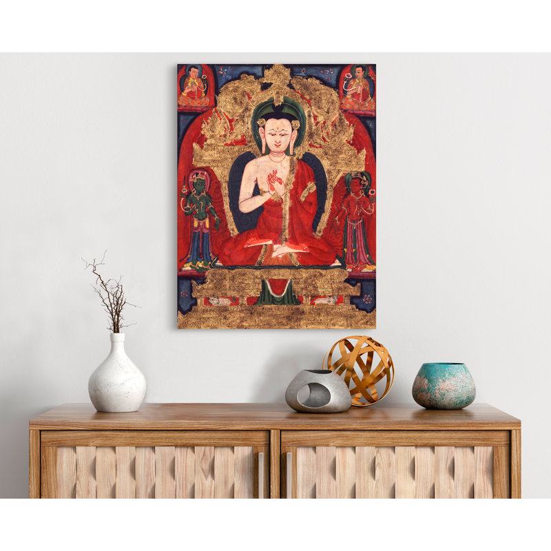 Buddha Vairocana - Wrapped Canvas Print, 80cm H x 60cm W x 4cm D